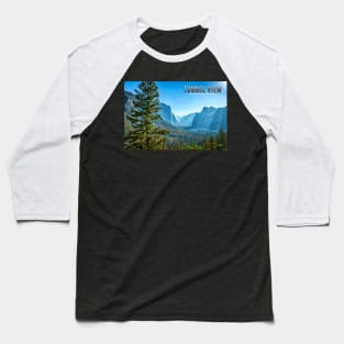 Tunnel View Yosemite National Park Baseball T-Shirt